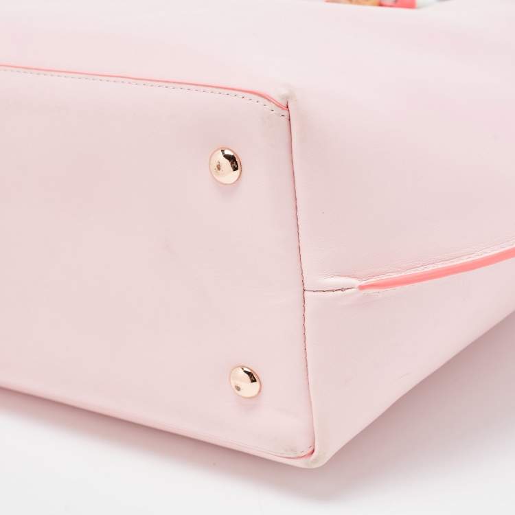 Pre Owned Sophia Webster Pink Leather Romy Drawstring Bucket Bag