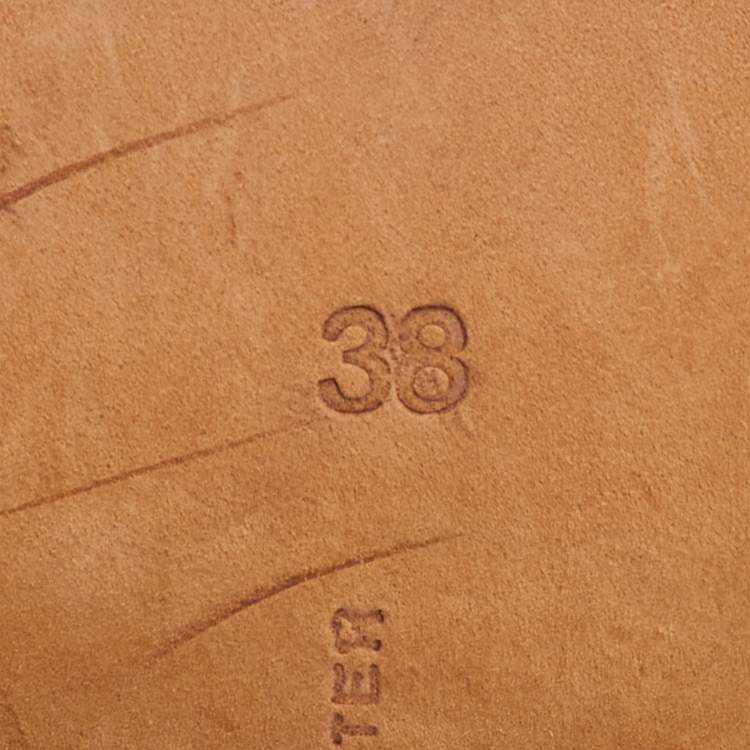 Pre Owned Sophia Webster Mint Green/Lilac Satin and Leather Evangeline Ankle Strap Sandals Size 38