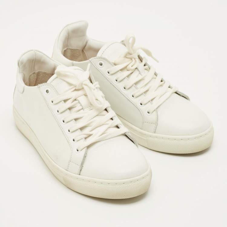 Pre Owned Sophia Webster Bibi Butterfly Size 35.5 White Leather Low Top Sneakers