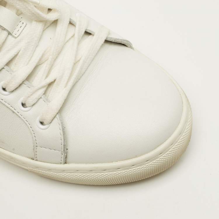 Pre Owned Sophia Webster Bibi Butterfly Size 35.5 White Leather Low Top Sneakers