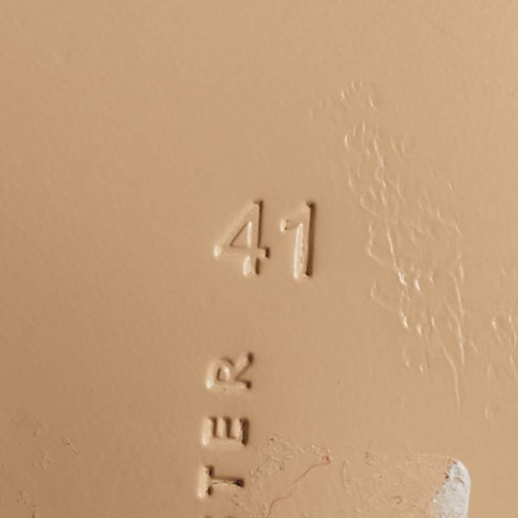 Pre Owned Sophia Webster Mariposa Size 41 Gold Leather Ankle Strap Sandals