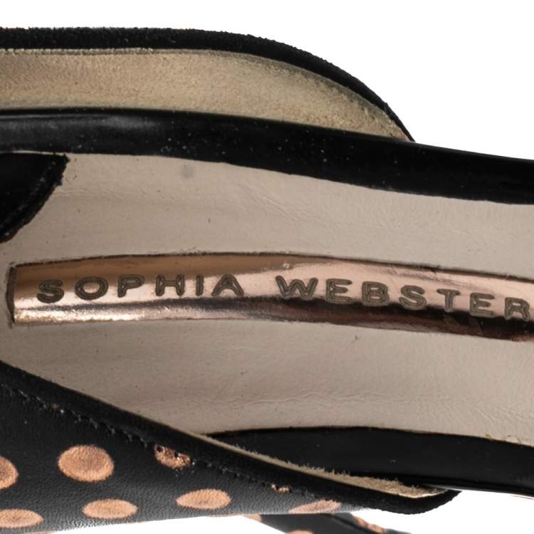 Pre Owned Sophia Webster Multicolor Printed PVC and Leather Jessica D'Orsay Pumps Size 38