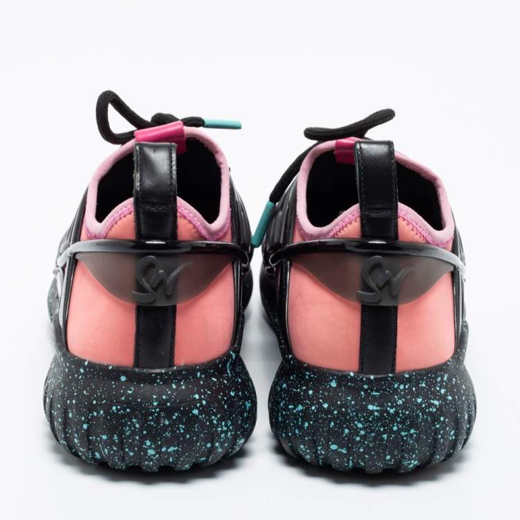 Pre Owned Sophia Webster Multicolor Neoprene And Rubber Fly By Sneakers Size 37