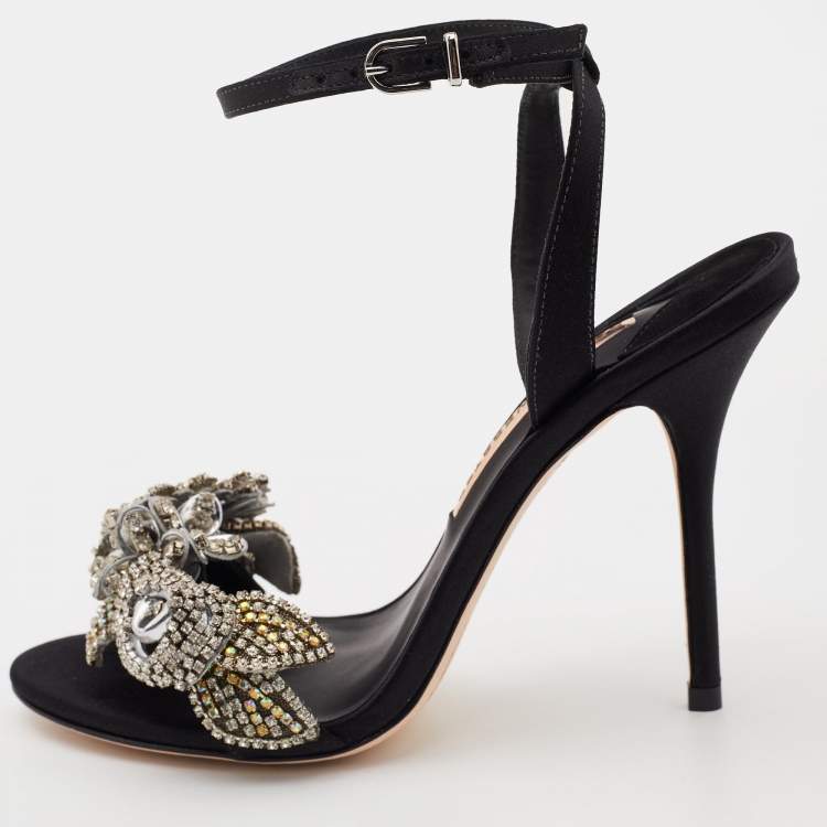 Sophia webster black online sandals