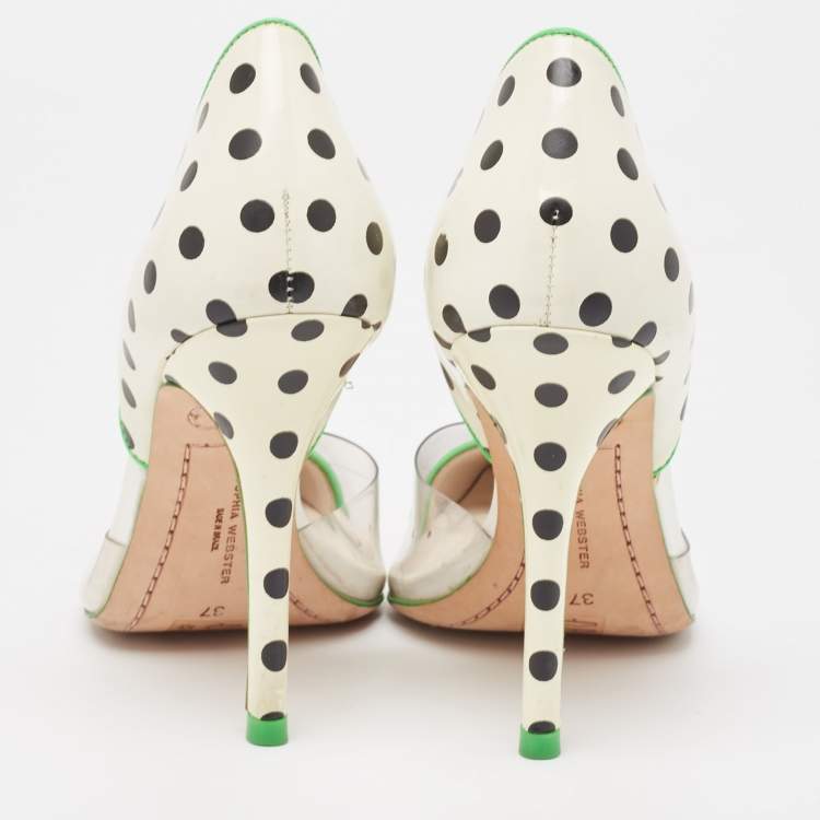 Pre Owned Sophia Webster Multicolor PVC and Patent Leather Jessica Watermelon Pumps Size 37