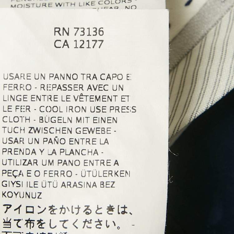 Pre Owned Sportmax Blue Crepe Pleated Trousers S