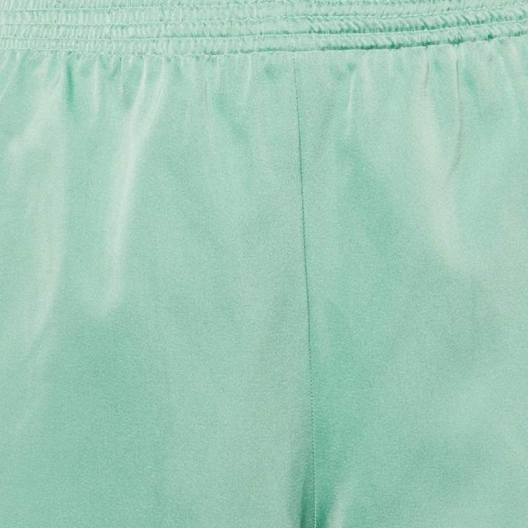 Pre Owned Sportmax Mint Green Satin Bermuda Shorts S