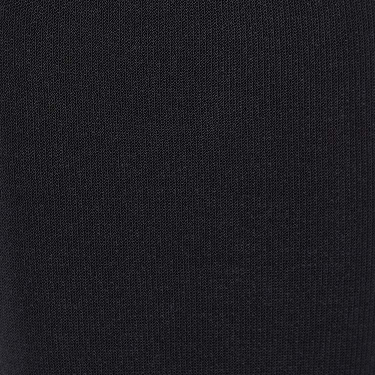 Pre Owned Sportmax Black Cotton Blend Knit Midi Skirt M