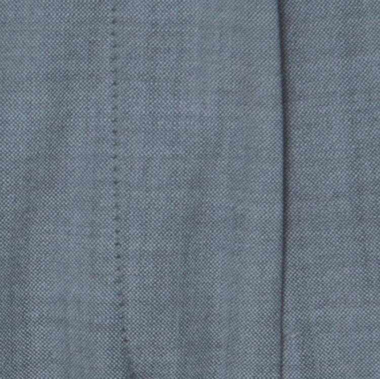 Pre Owned St. John Grey Wool Blend Straight Fit Trousers XL