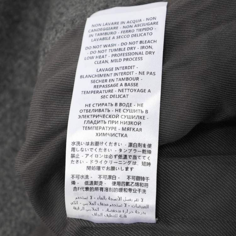 Pre Owned Stella McCartney Grey Wool Felicity Short Coat S