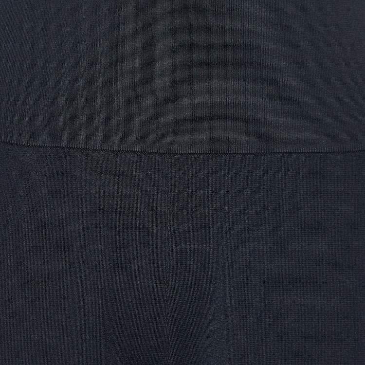 Pre Owned Stella McCartney Black Jersey High Waist Tapered Pants M