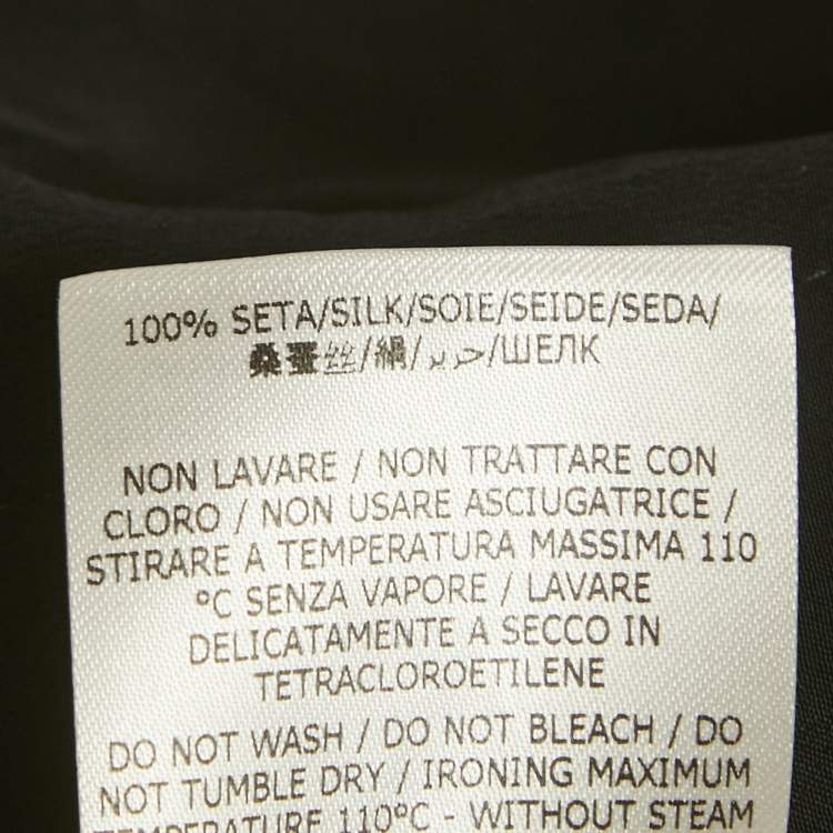 Pre Owned Stella McCartney Multicolor Floral Print Silk Wrap Style Skirt XS