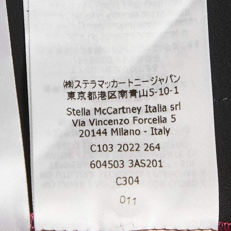 Pre Owned Stella McCartney Multicolor Flower Print Silk Midi Skirt S