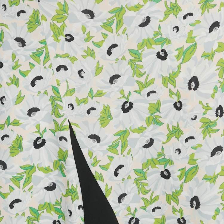 مملوكة مسبقًا Stella McCartney Green Crepe Florentina Midi Skirt S