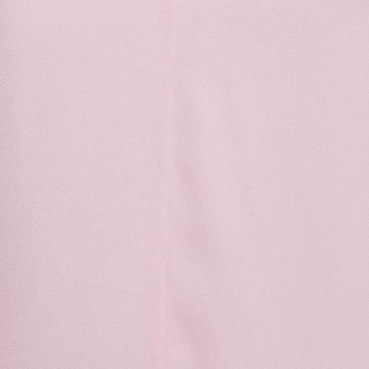 Pre Owned Stella McCartney Pink Crepe Blouse S