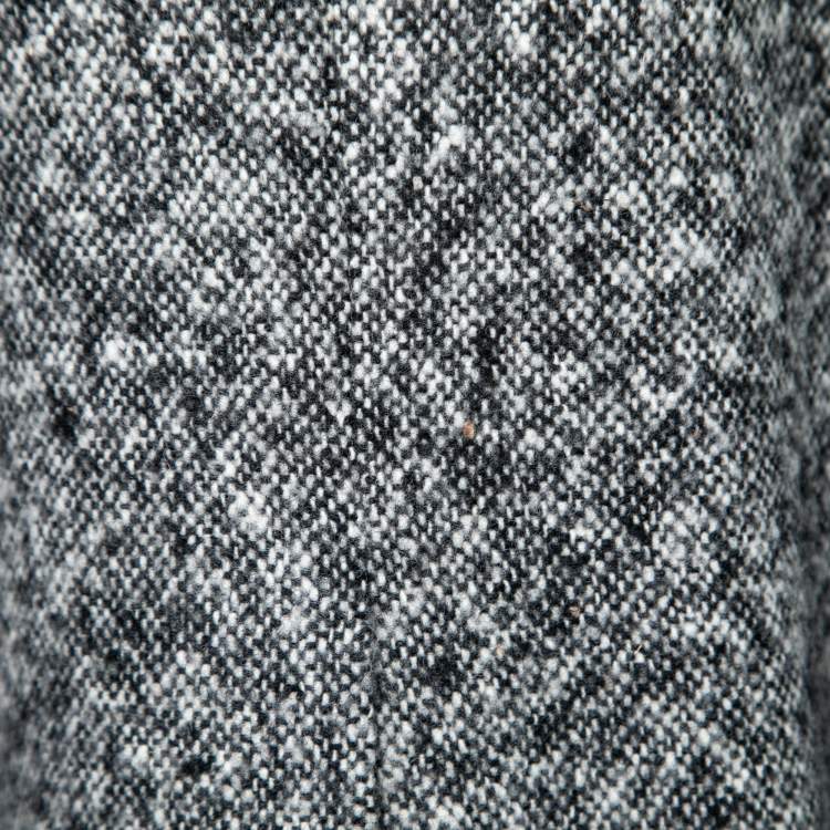 Pre Owned Stella McCartney Grey Wool Single Breasted Coat L