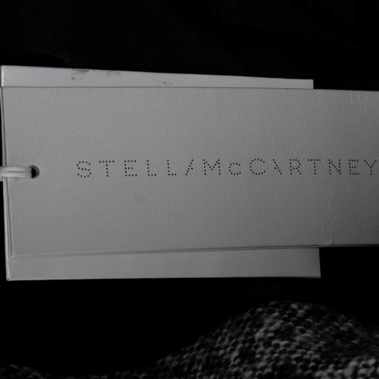 Pre Owned Stella McCartney Grey Wool Single Breasted Coat L