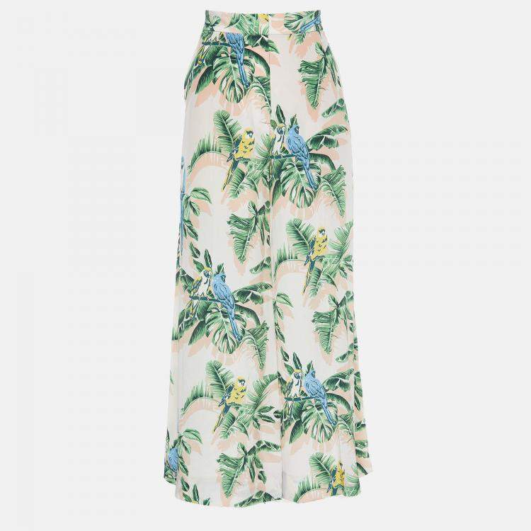 مملوكة مسبقًا Stella McCartney Printed Wide Leg Pants 40