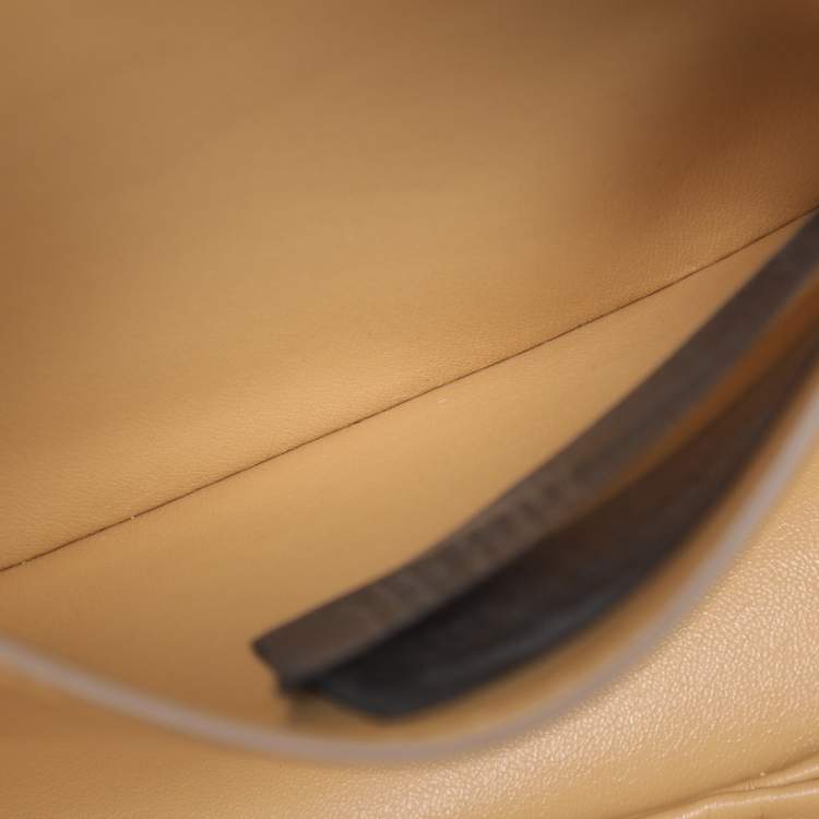 Pre Owned Stella McCartney Beige Faux Leather Small Puffy Shoulder Bag
