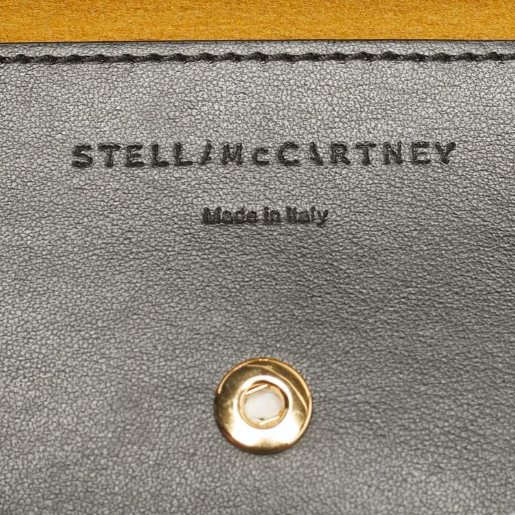 مملوكة مسبقًا Stella McCartney Black Faux Leather Large The Logo Tote