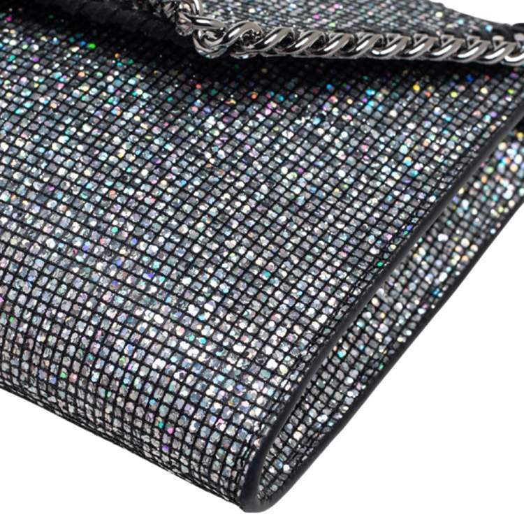 Pre Owned Stella McCartney Multicolor Disco Glitter Mini Falabella Crossbody Bag
