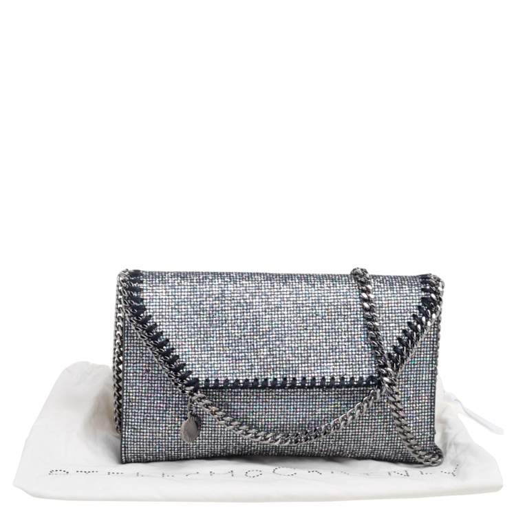 Pre Owned Stella McCartney Multicolor Disco Glitter Mini Falabella Crossbody Bag