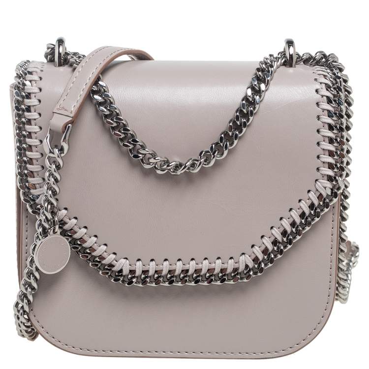 مملوكة مسبقًا Stella McCartney Beige Faux Leather Falabella Box Shoulder Bag