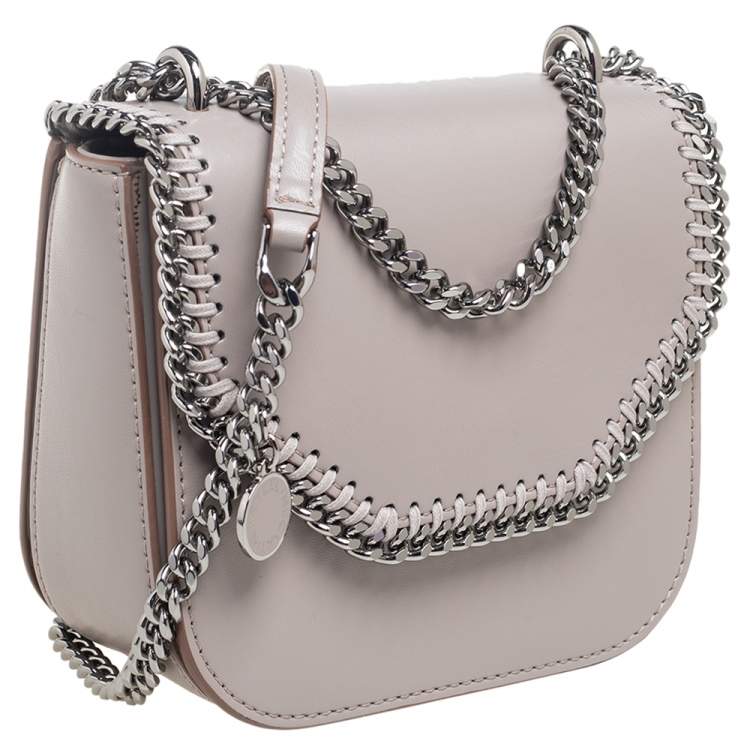 مملوكة مسبقًا Stella McCartney Beige Faux Leather Falabella Box Shoulder Bag