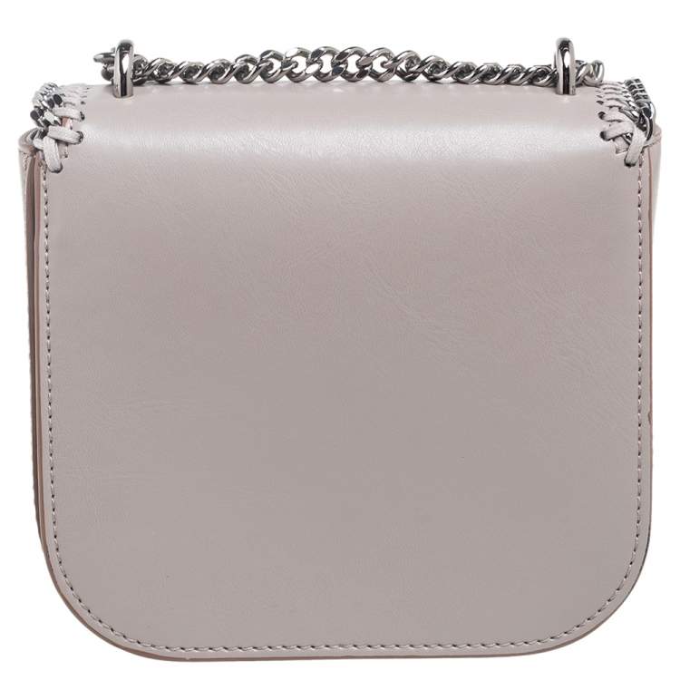 مملوكة مسبقًا Stella McCartney Beige Faux Leather Falabella Box Shoulder Bag