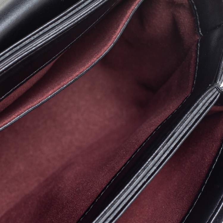مملوكة مسبقًا Stella McCartney Black Velvet Falabella Box Shoulder Bag