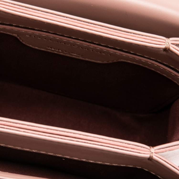 مملوكة مسبقًا Stella McCartney Pink Velvet Falabella Box Shoulder Bag