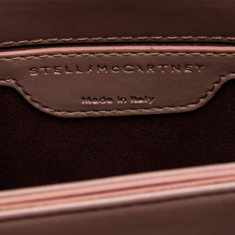 مملوكة مسبقًا Stella McCartney Pink Velvet Falabella Box Shoulder Bag