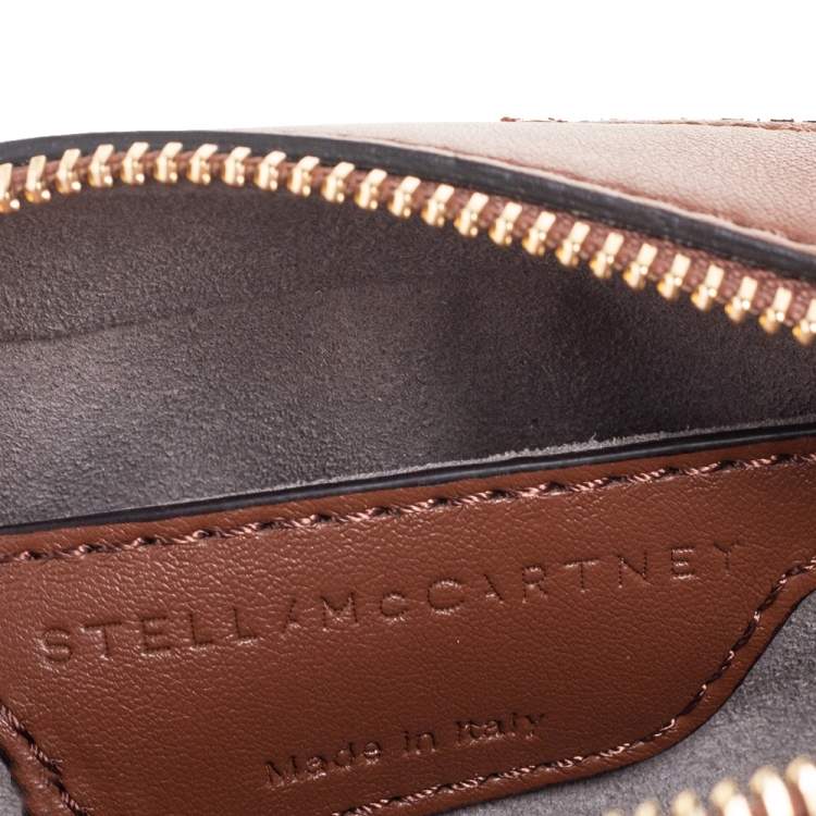 Pre Owned Stella McCartney Brown Quilted Leather Stella Star Crossbody Bag