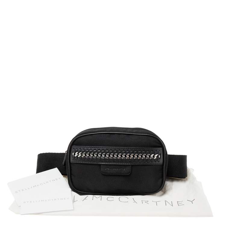 Pre Owned Stella McCartney Black Eco Nylon Mini Bum Belt Bag