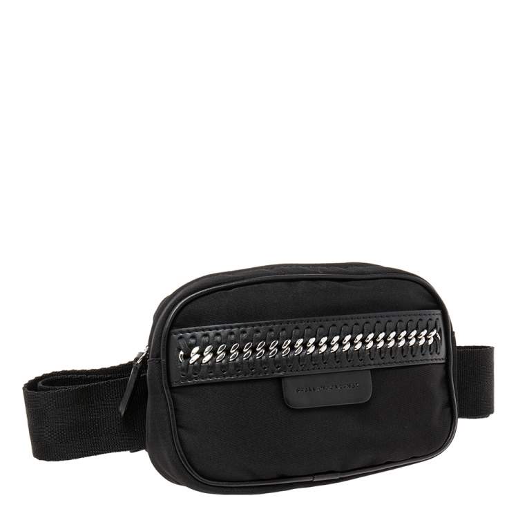 Pre Owned Stella McCartney Black Eco Nylon Mini Bum Belt Bag
