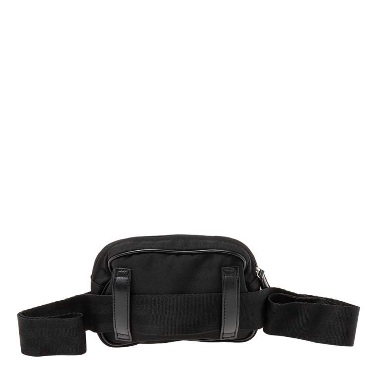 Pre Owned Stella McCartney Black Eco Nylon Mini Bum Belt Bag