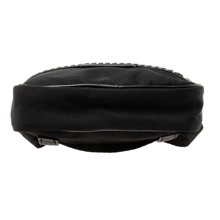 Pre Owned Stella McCartney Black Eco Nylon Mini Bum Belt Bag