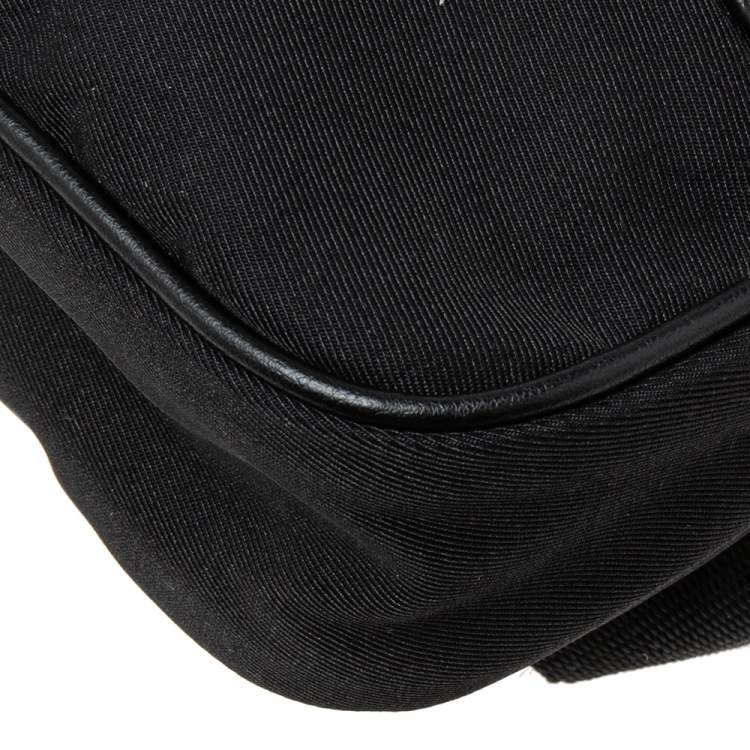 Pre Owned Stella McCartney Black Eco Nylon Mini Bum Belt Bag
