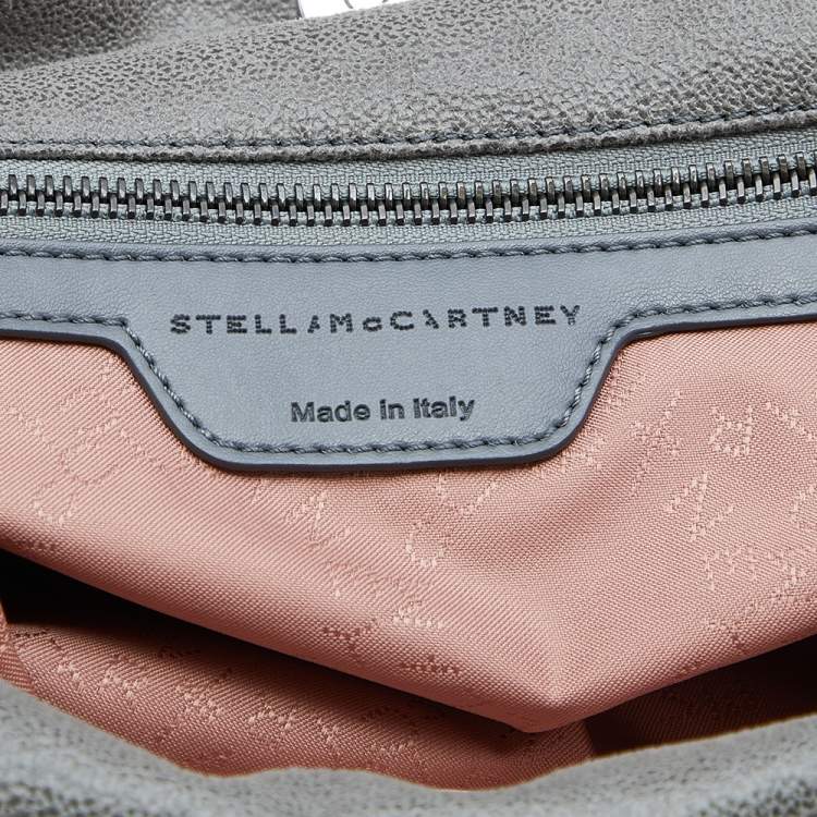 Pre Owned Stella McCartney Grey Faux Leather Small Falabella Tote
