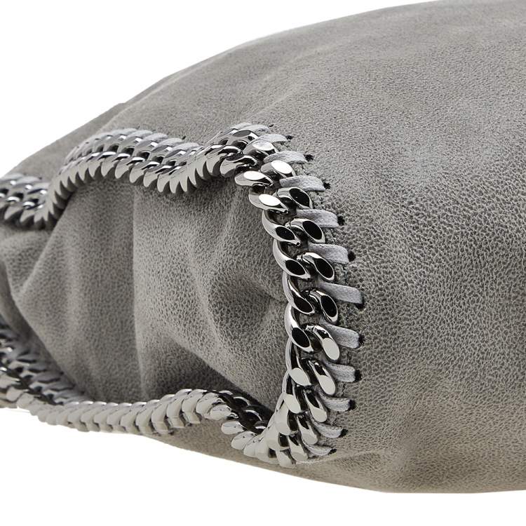 Pre Owned Stella McCartney Grey Faux Leather Small Falabella Tote