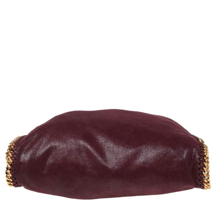 مملوكة مسبقًا Stella McCartney Burgundy Faux Leather Small Falabella Tote