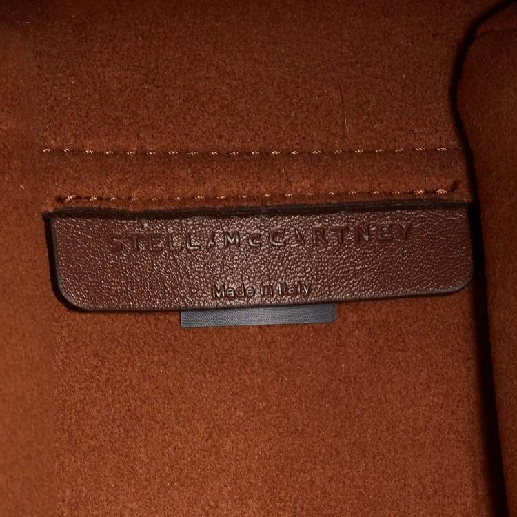 مملوكة مسبقًا Stella McCartney Brown/Beige Shearling and Leather Teddy Logo Tote