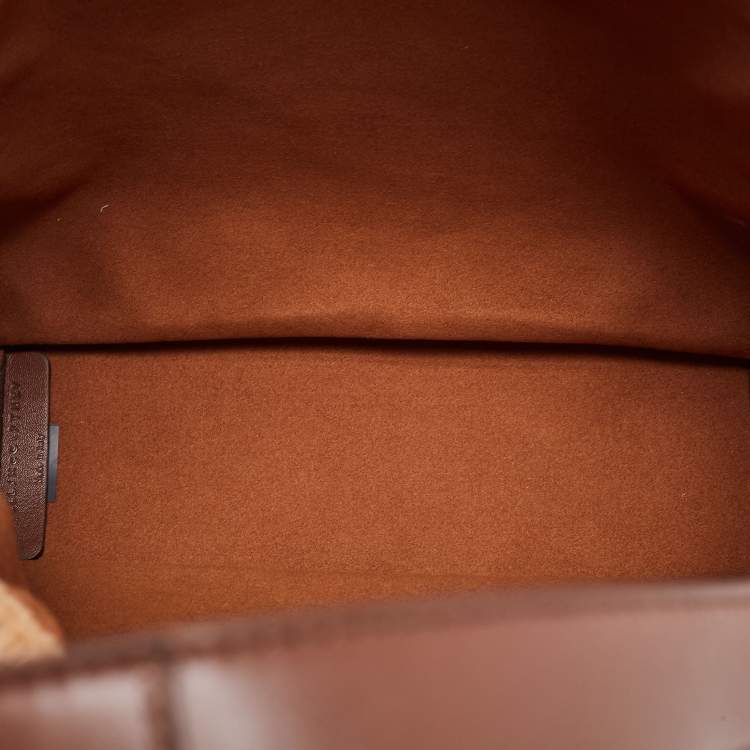 مملوكة مسبقًا Stella McCartney Brown/Beige Shearling and Leather Teddy Logo Tote