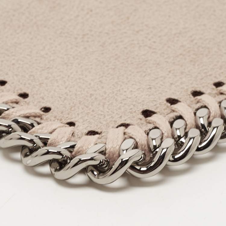 Pre Owned Stella McCartney Faux Suede Falabella Card Holder