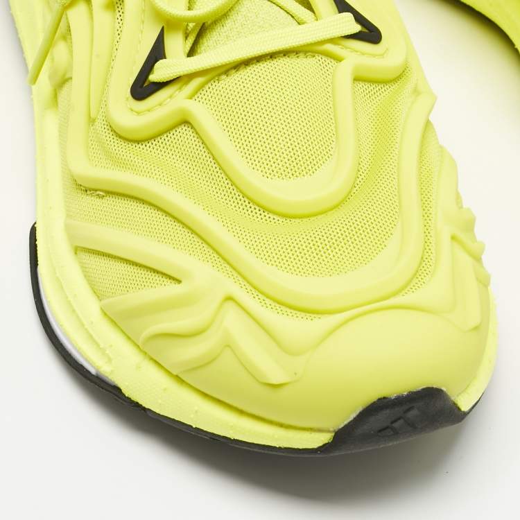 Pre Owned Stella McCartney x Adidas Neon Yellow Mesh Ultra Boost 23 Shock Slime Sneakers Size 38