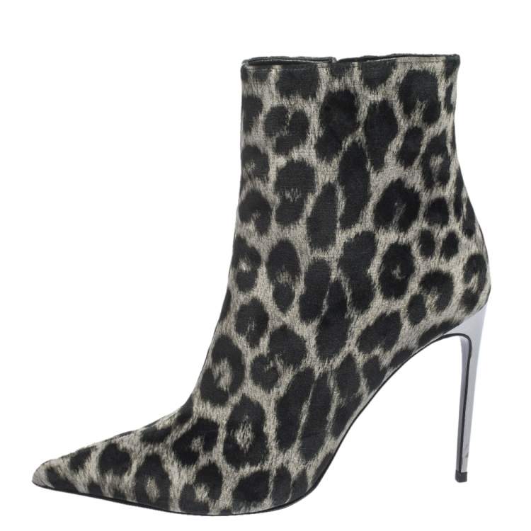 Animal print flat on sale booties