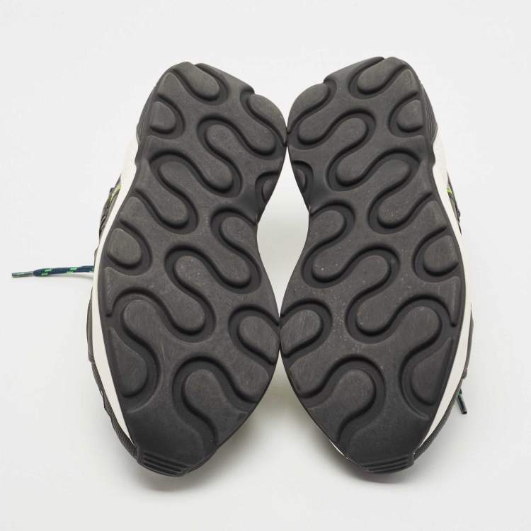Pre Owned Stella McCartney Tricolor Rubber and Fabric Eclypse Sneakers Size 41