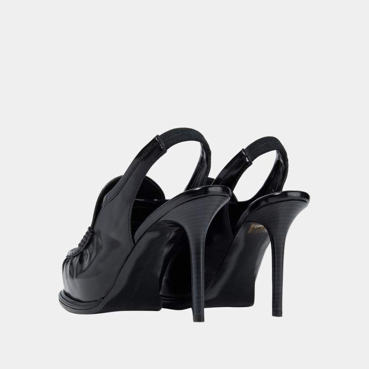 Pre Owned Stella Mccartney Faux Leather Pumps 38