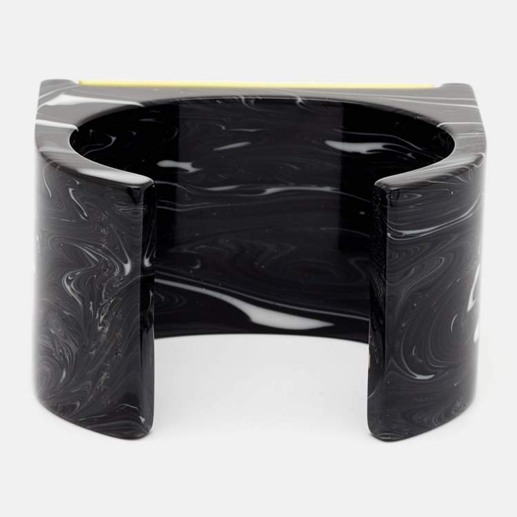 Pre Owned Stella McCartney Resin Open Cuff Bracelet
