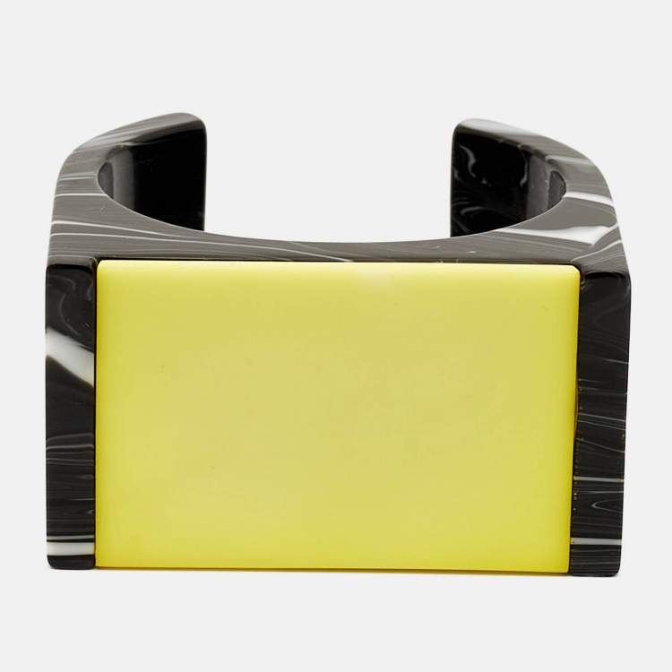 Pre Owned Stella McCartney Resin Open Cuff Bracelet